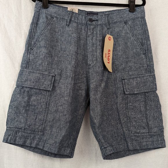 Levis Carrier Cargo Blue Shorts Waist 31 - Picture 1 of 16